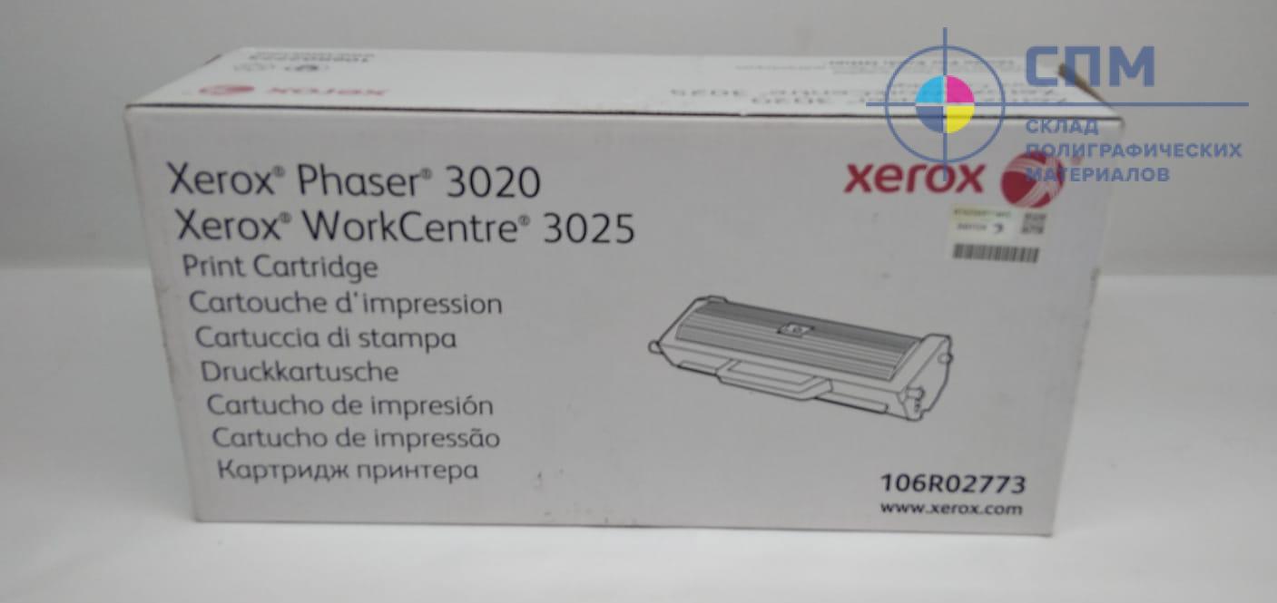 Тонер-картридж Xerox 106R02773 для Phaser 3020/WC 3025 купить по выгодной  цене